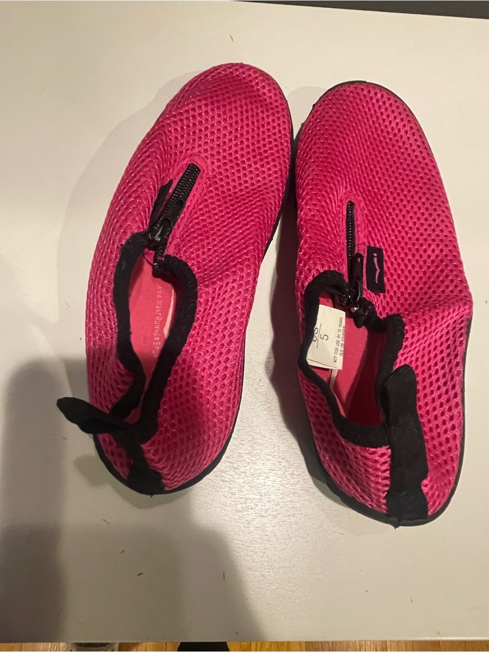 Kids Pink Water Shoes - Lightweight Slip-On